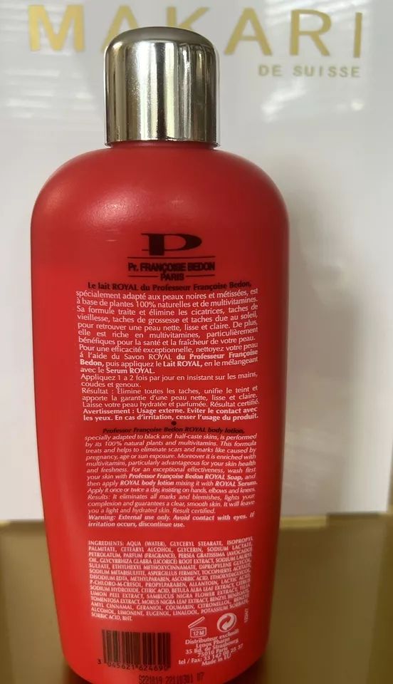 Pr.Francoise Bedon Royal Body Lotion 16.91oz product image (3)