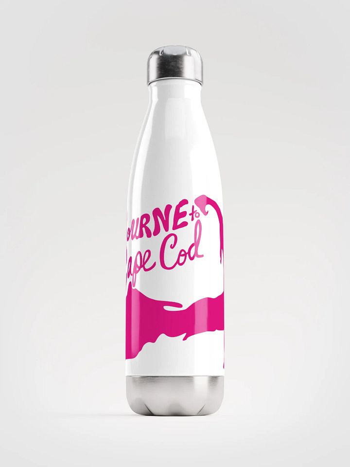 BOURNE to Cape Cod™ | Stainless Bottle | Vibrant Pink on White 💧 product image (1)