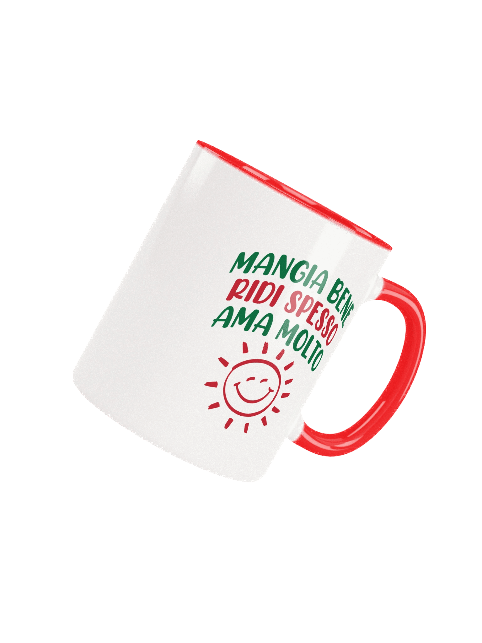 Mangia Bene Ridi Spesso Ama Molto Mug (100% Ceramic) product image (5)