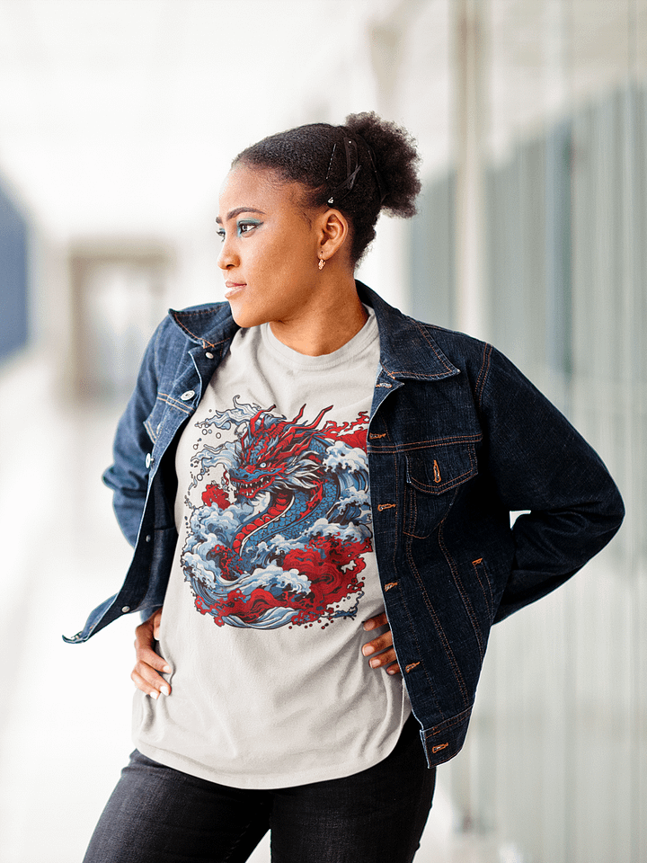 Windfire Dragon Oversized Tee product image (1)