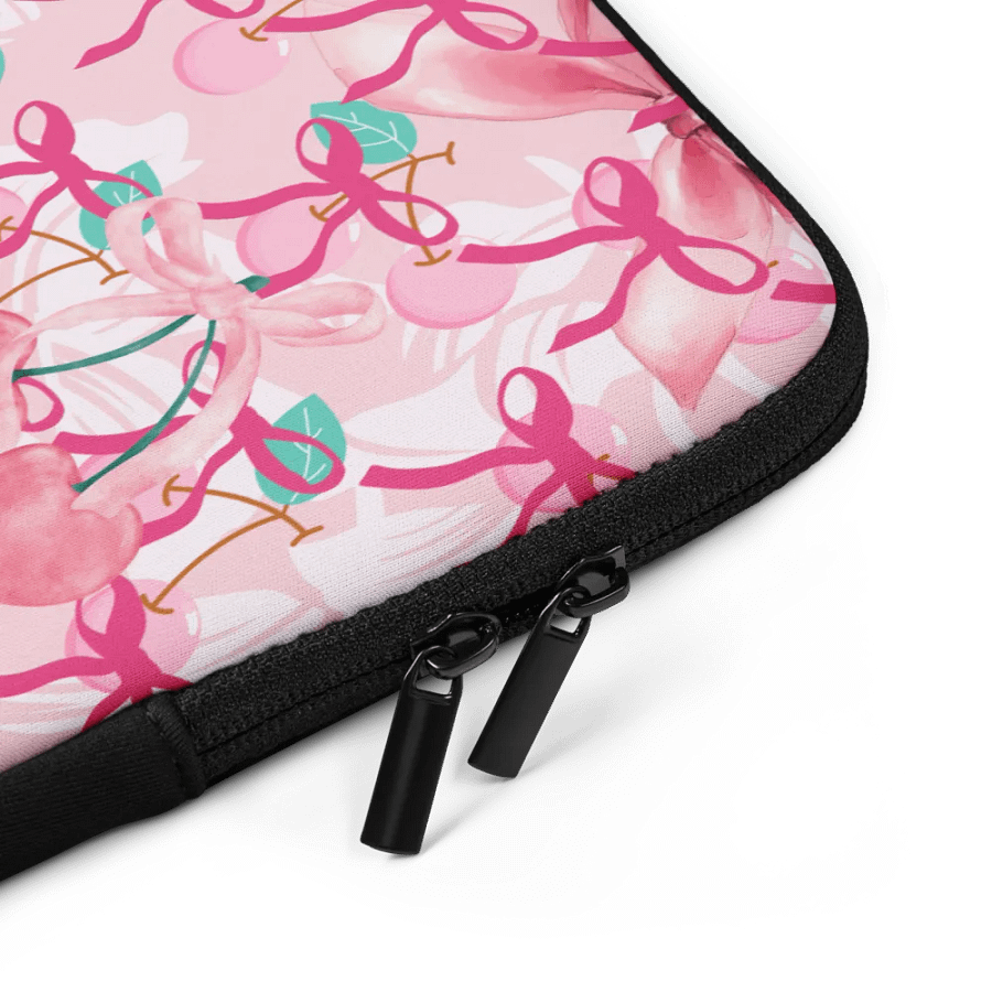 Cherry Delight Laptop Sleeve for feiminine ladies and girls product image (5)
