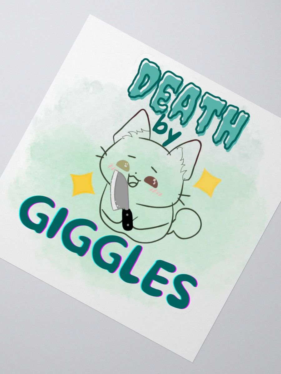 Death by Giggles Kiss Cut Stickers product image (2)