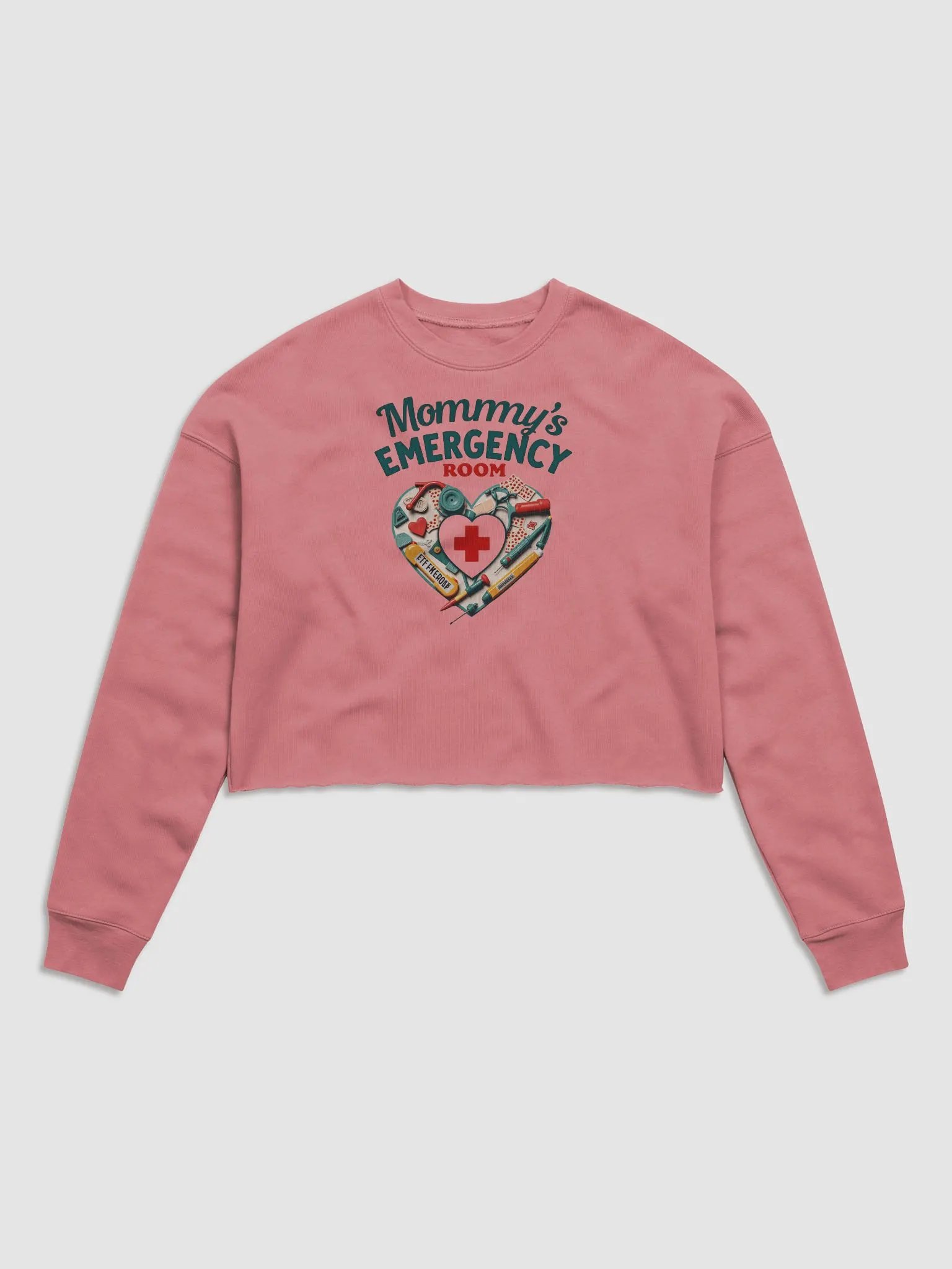 Mommy's Emergency Room Fleece Crop Sweatshirt product image (1)