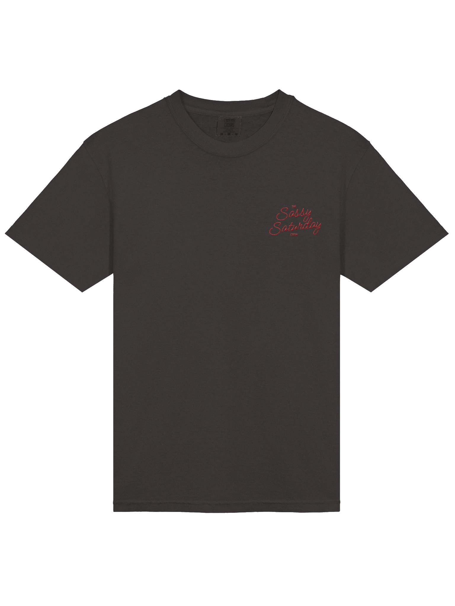 Sassy Saturday Crew T-Shirt - Red product image (29)
