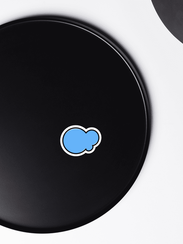 Cloud Emblem Die-Cut Magnet product image (2)