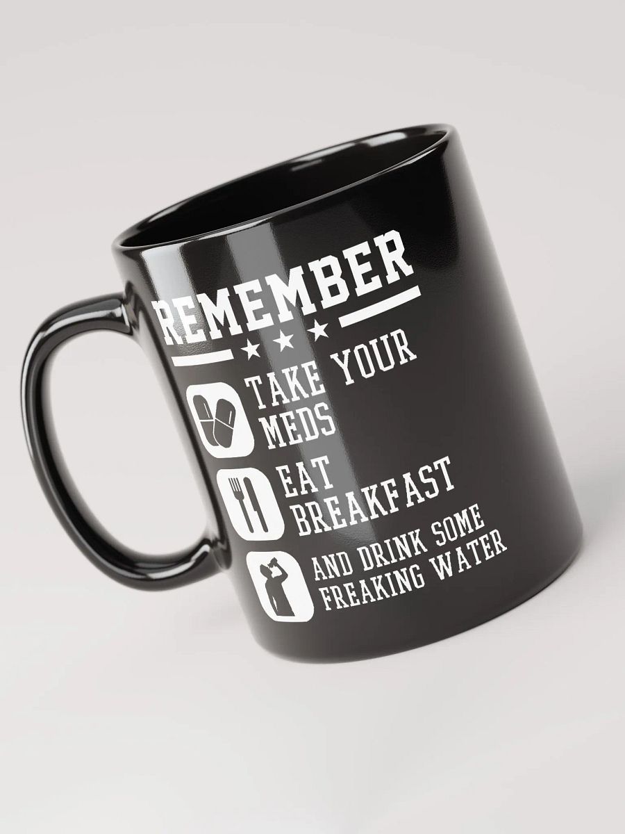 Black Daily Reminders Mugs product image (6)