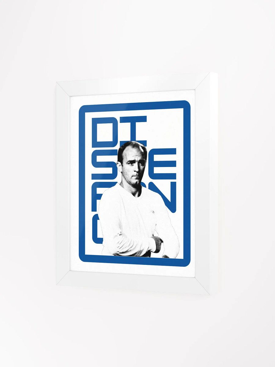 Alfredo Di Stéfano BW Real Madrid Name Art Framed Print product image (3)