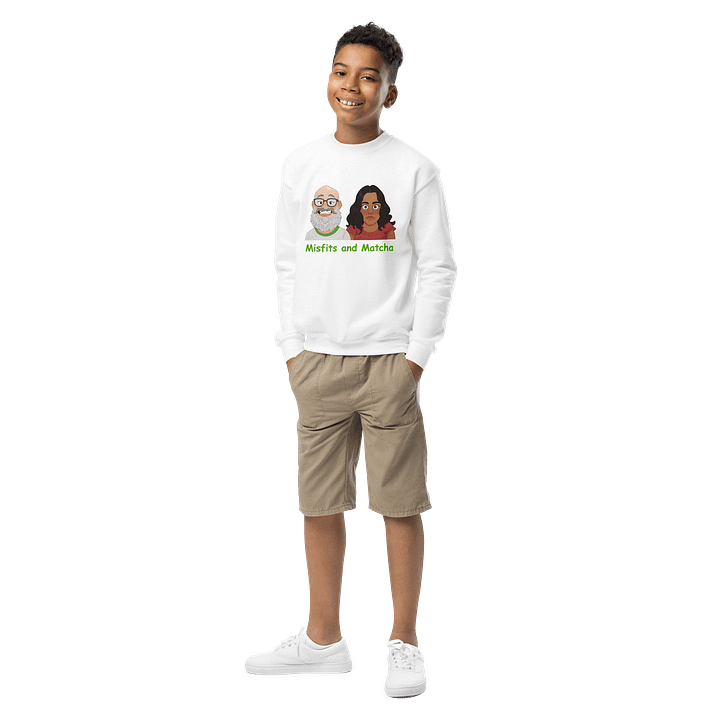 Kids Misfits and Matcha Pullover Sweatshirt product image (1)
