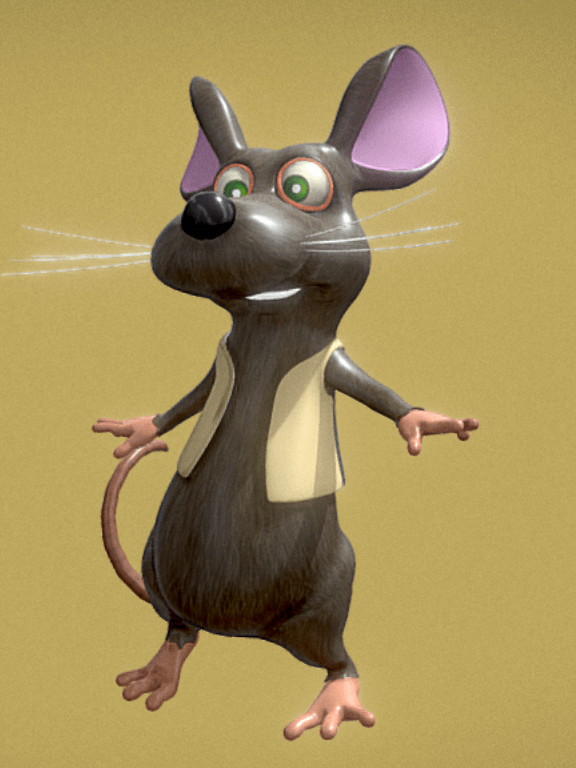Cute Mouse 3D Model with Dance Animations product image (2)
