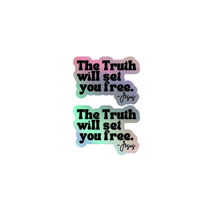 The Truth Will Set You Free Stickers product image (1)