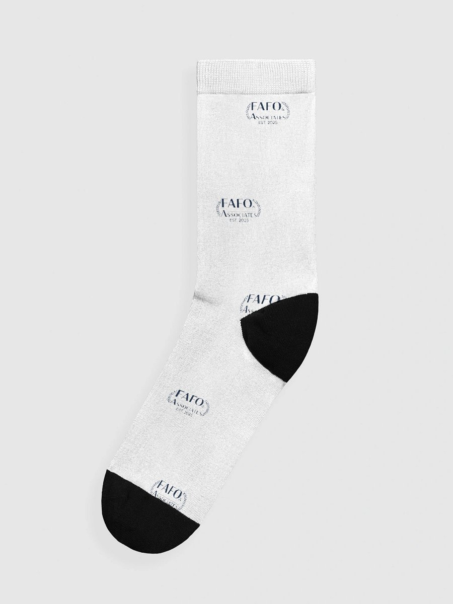 FAFO Grid Pattern Crew Socks product image (1)