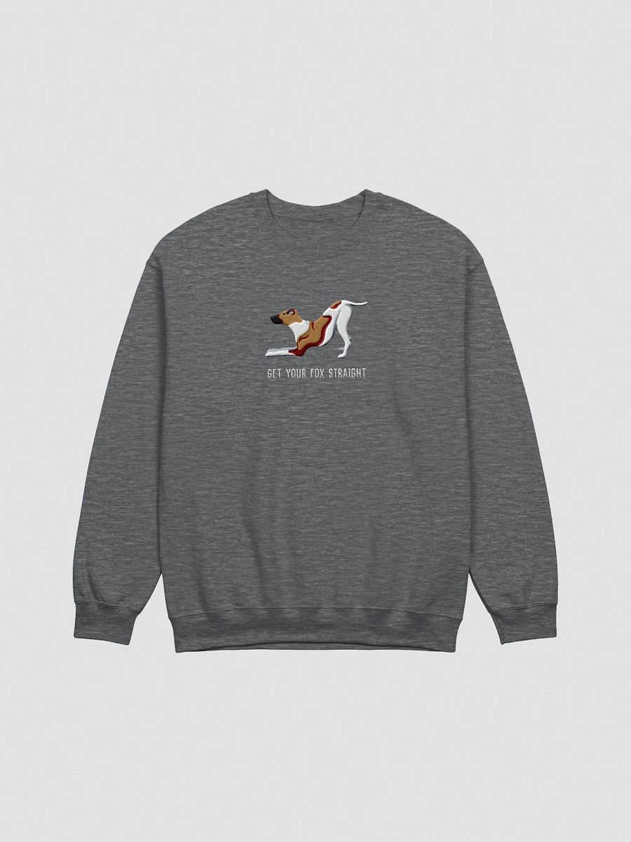 Get Your Fox Straight Sweatshirt (Embroidered) of a Smooth Fox Terrier(Brown & White) product image (4)