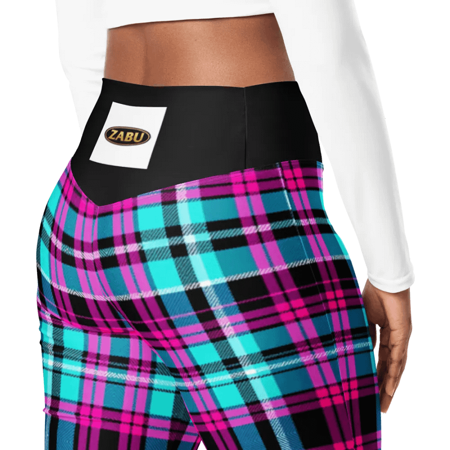 Plaid Dream Flare Leggings product image (1)