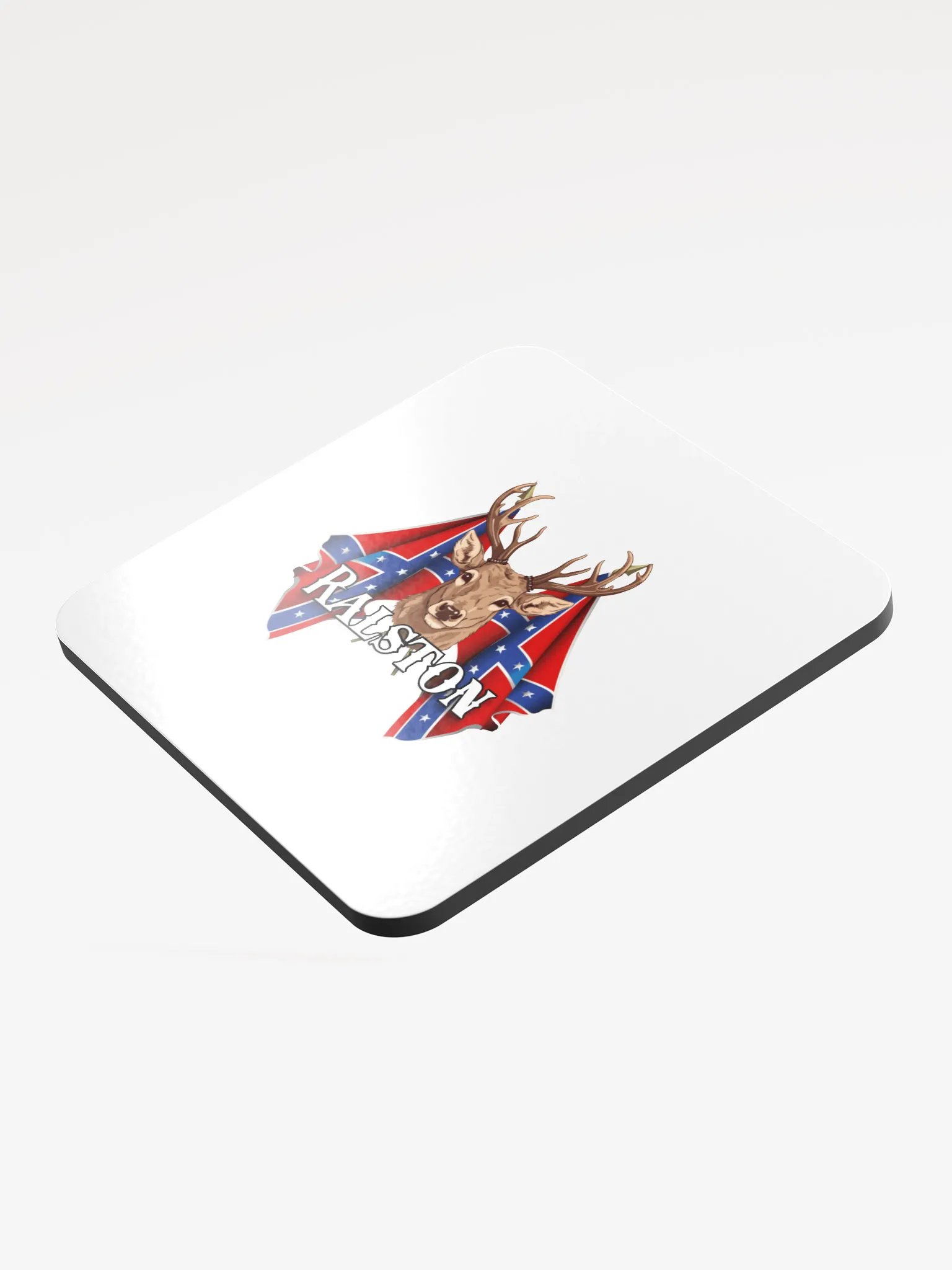 "Ralston" Last Name Rebel Redneck Deer - Coaster product image (3)