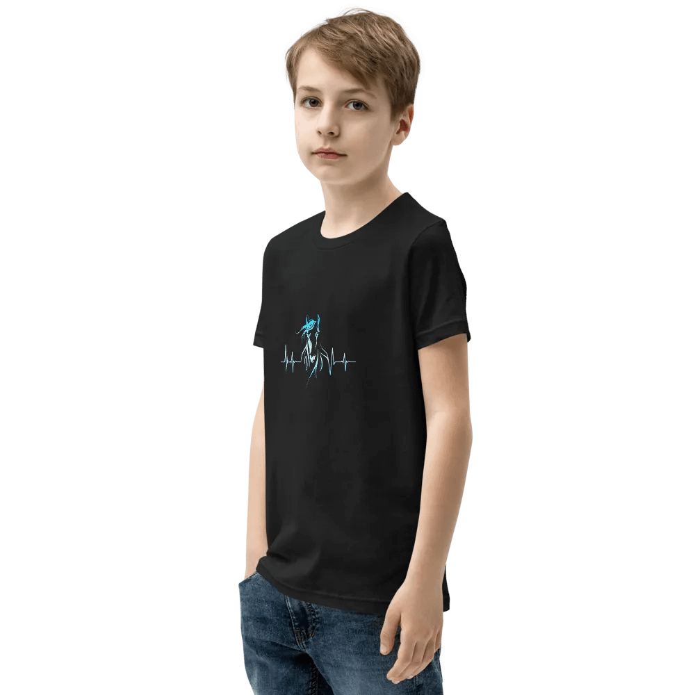 Horse Heartbeat Bella+Canvas Youth Short Sleeve T-Shirt product image (8)