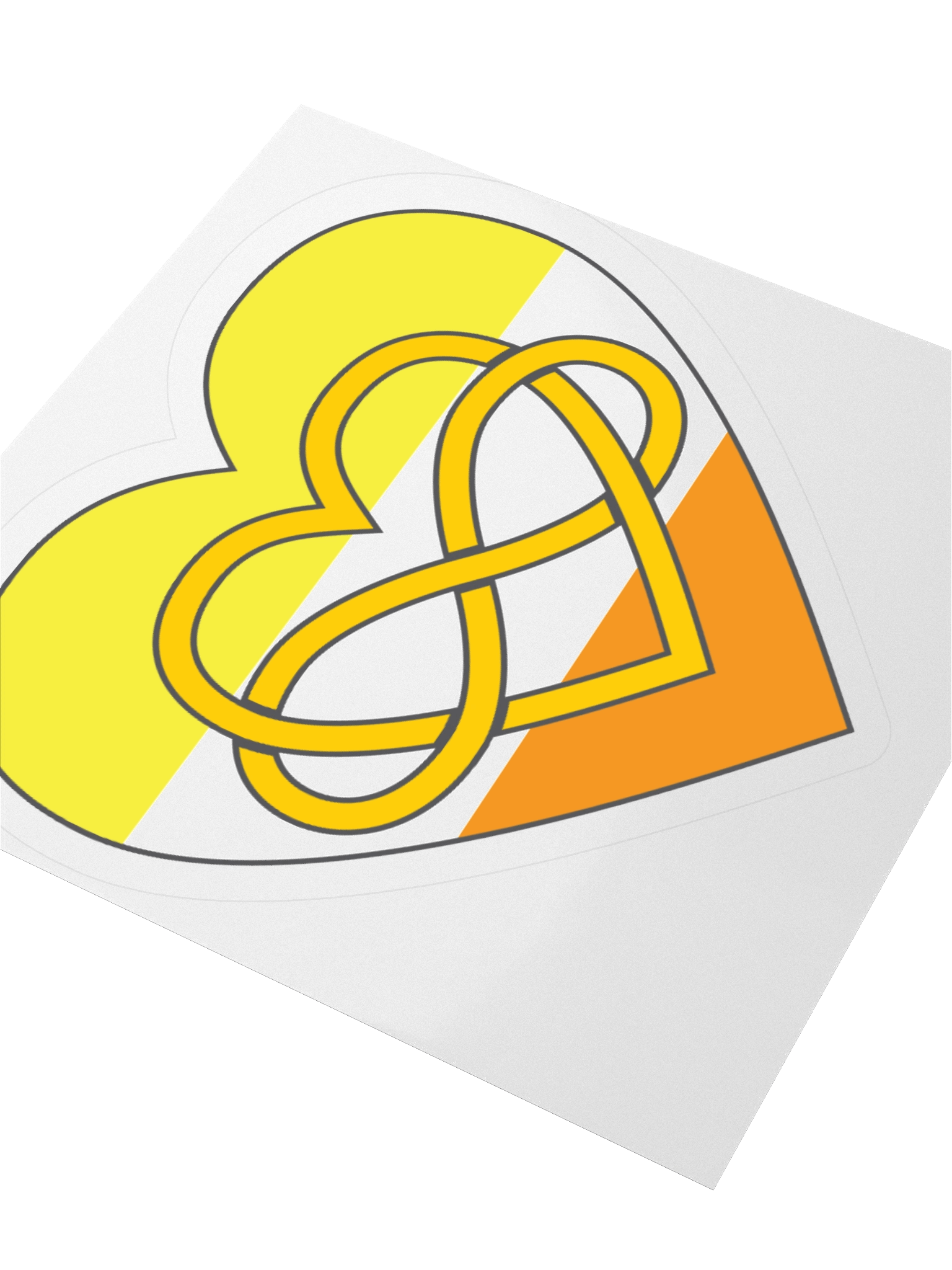 Maverique Pride Flag Polyamory Infinity Heart Sticker product image (7)