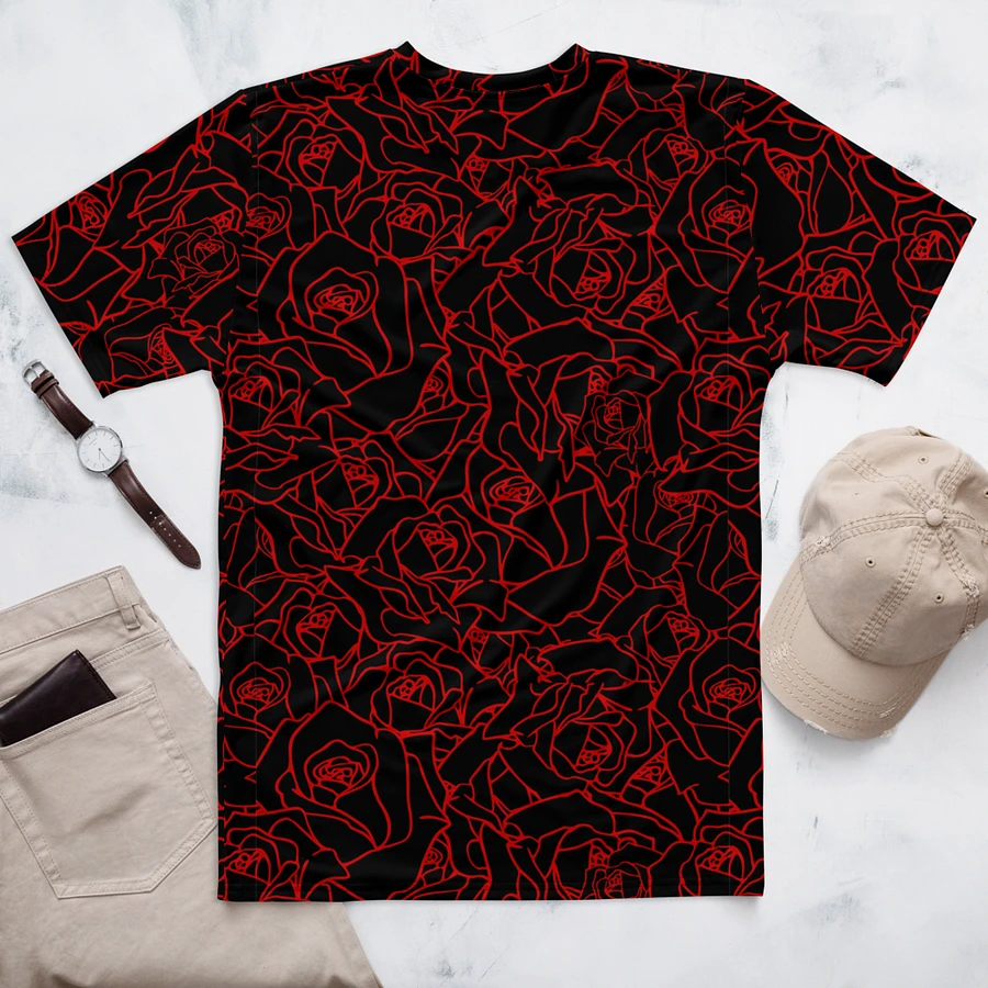 Loads of Roses · black-red crew neck t-shirt product image (8)