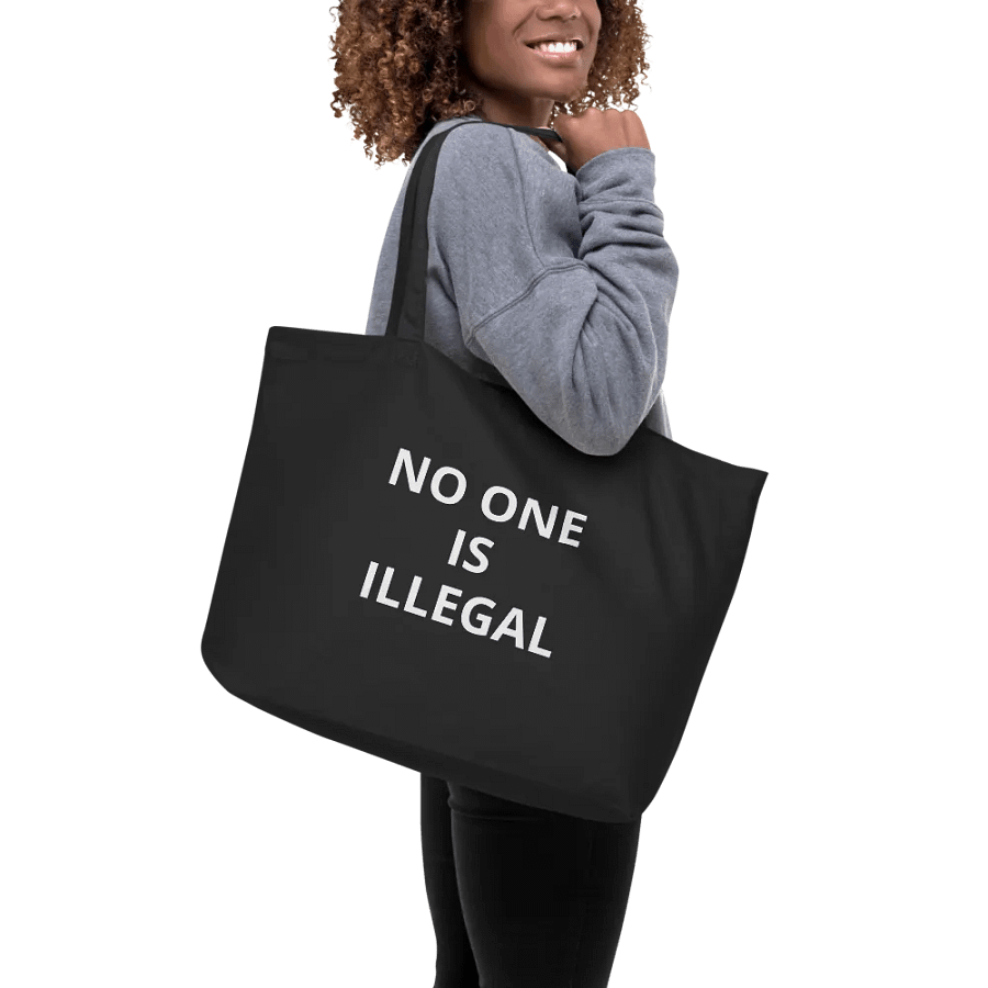 PRIS- NO ONE IS ILLEGAL-Econscious Organic Cotton Tote product image (1)