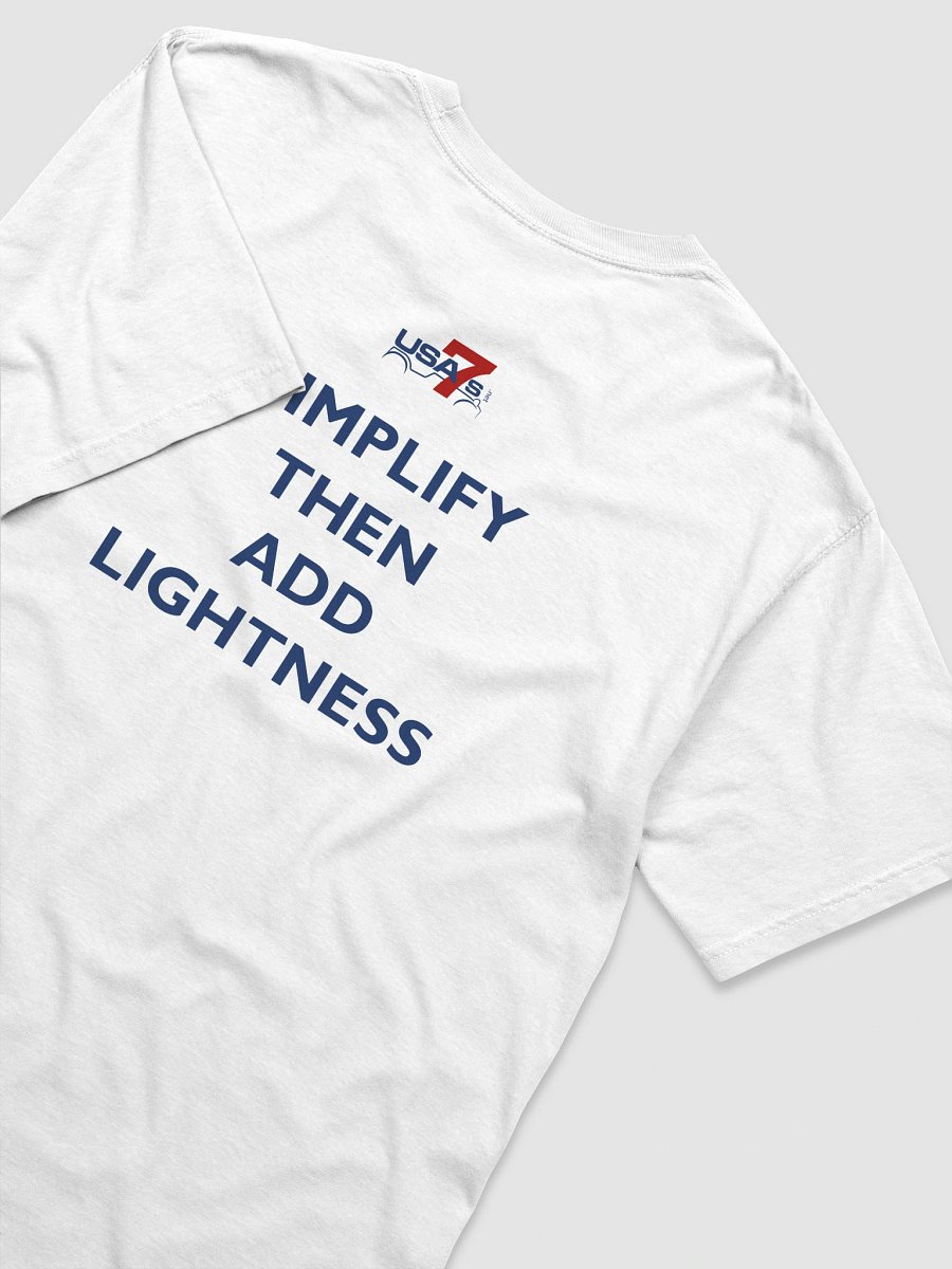 The Mantra T-shirt - Blue & Red Logo product image (10)