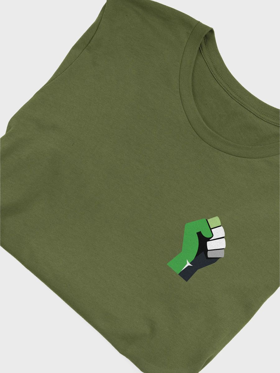 raised aromantic fist t-shirt product image (5)