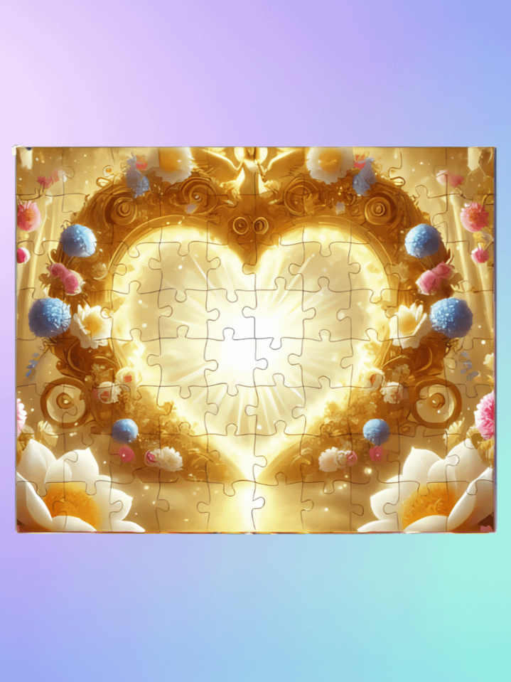 Heavenly Love Gate Puzzle Sublimation Design – 300 DPI premium digital download product image (1)