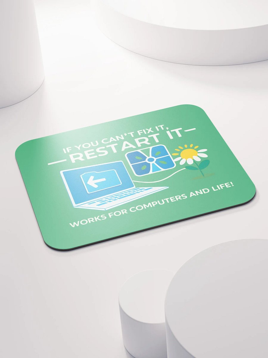Restart & Refresh Mouse Pad product image (4)