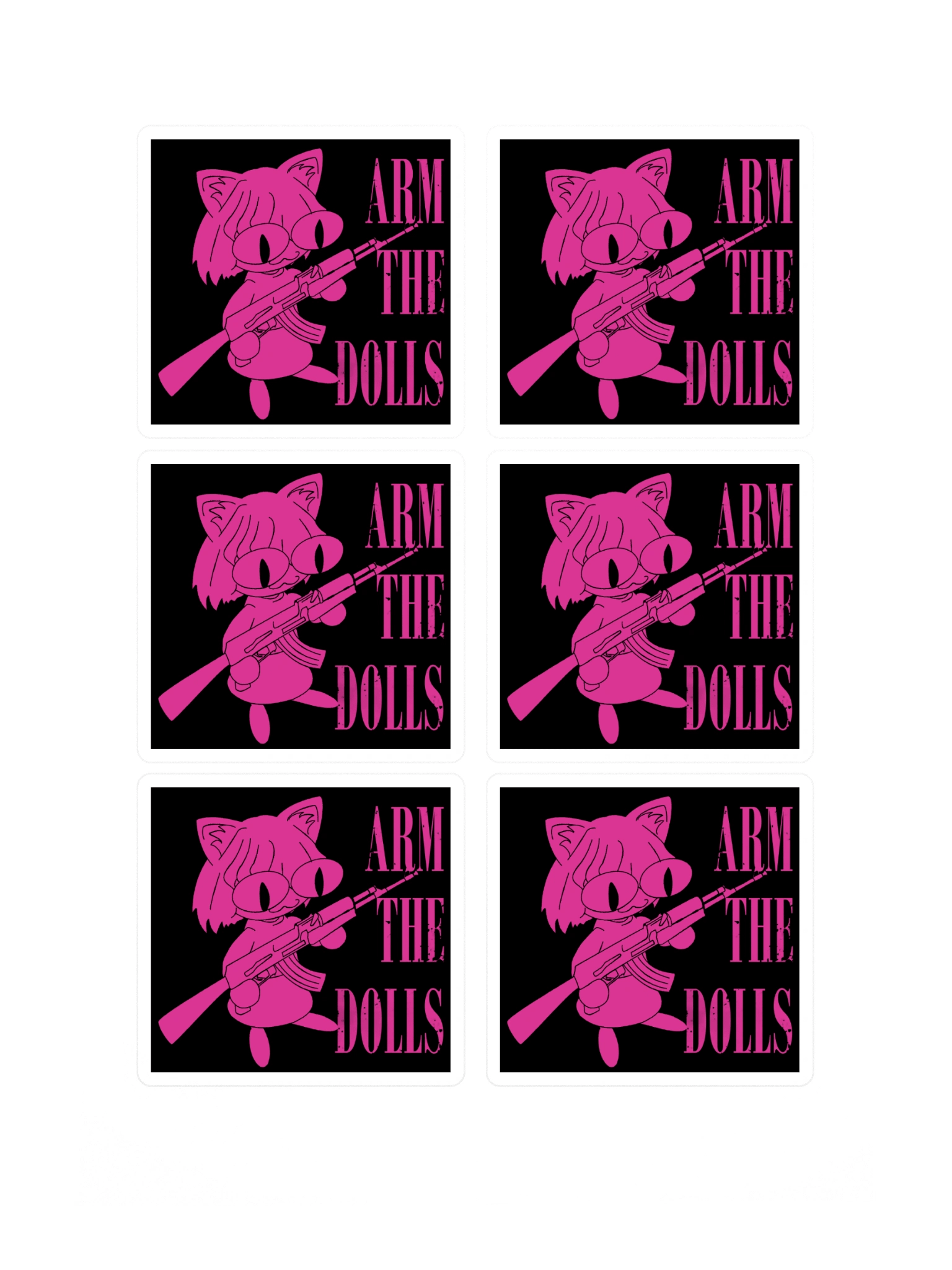 Arm The Dolls sticker sheet product image (3)