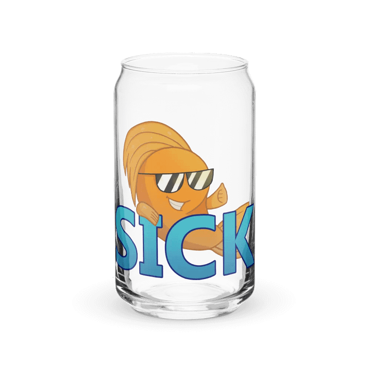 Sick Fish Glass With Lid product image (1)