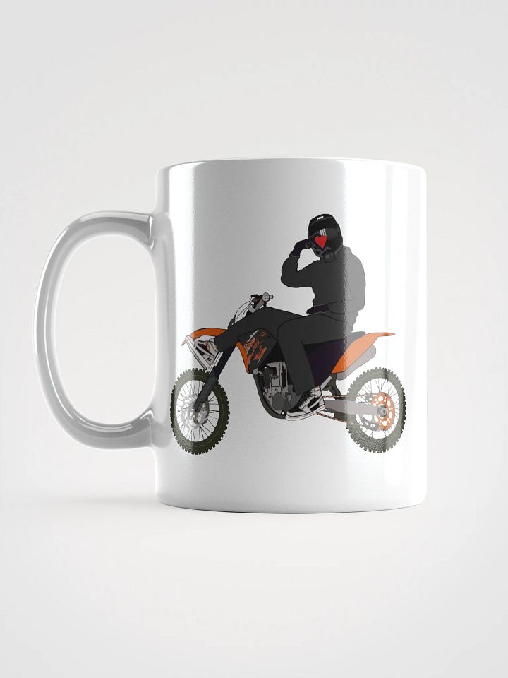 Heart-hand on Bike Mug product image (2)