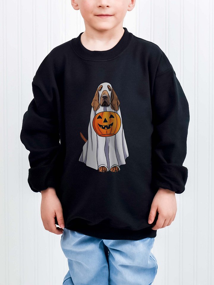 Halloween Bloodhound Youth Sweatshirt product image (1)
