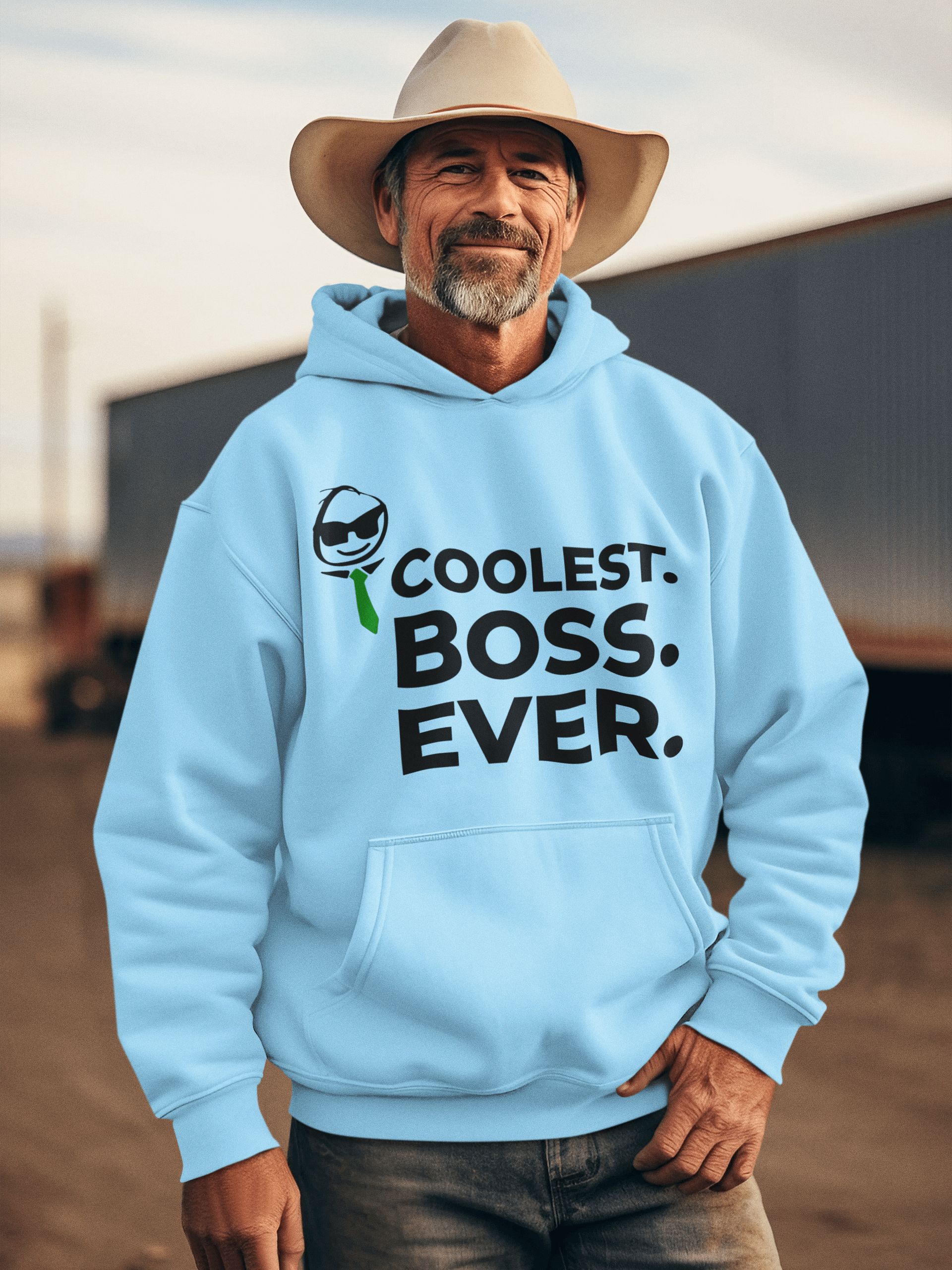Coolest Boss Ever | Cotton Heritage Unisex Premium Hoodie | Ultimate Comfort & Style product image (10)