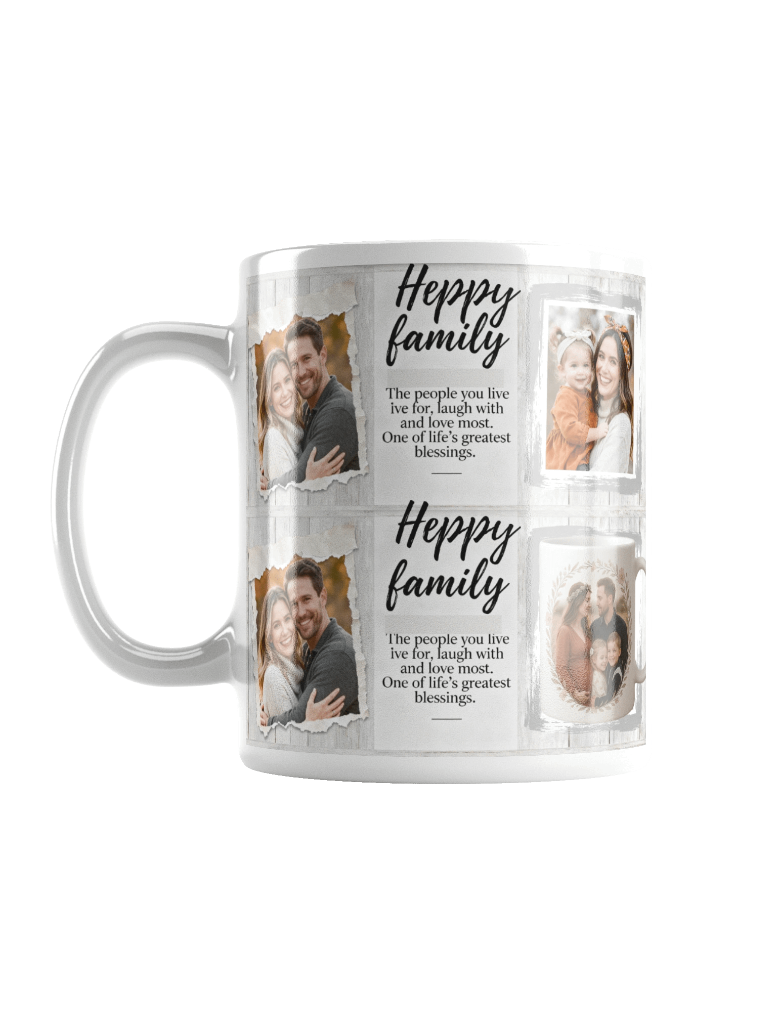Modern Coffee Mug Photo Family Collage product image (1)