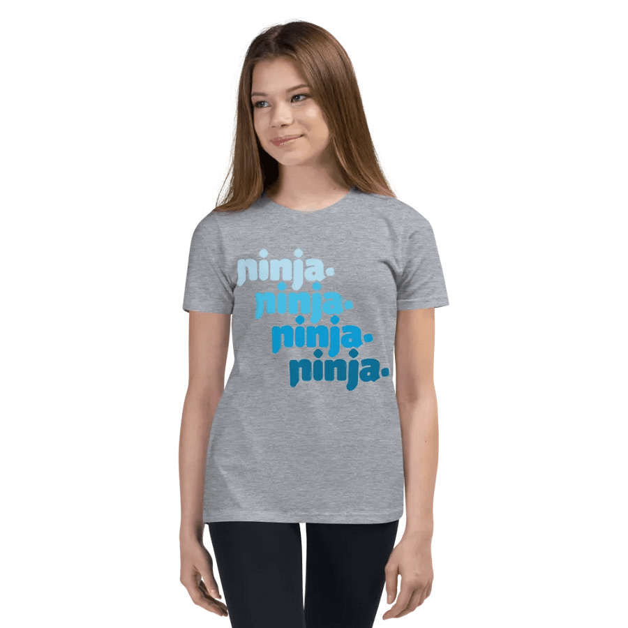 Quad Ninja Kids Tee: Blue product image (3)