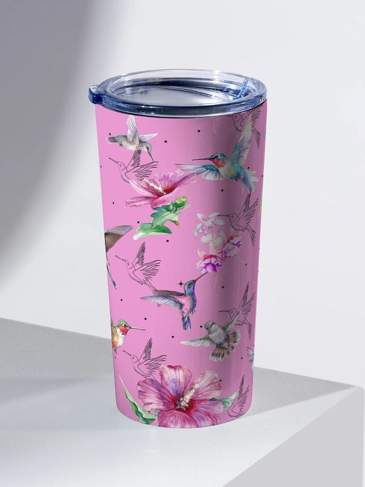 Whimsical Hummingbird Paradise Tumbler gift for lovers moms ladies product image (2)