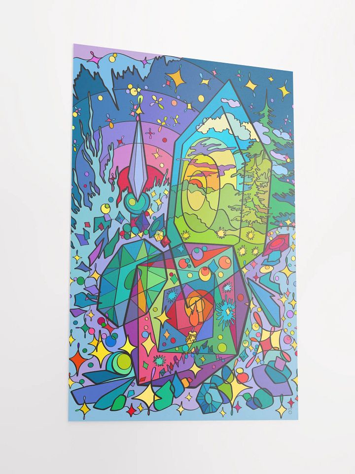 Vibrant Matte Poster Print - Prism of Times product image (2)