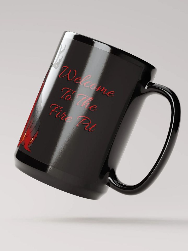 Welcome To The Fire Pit Black Mug product image (2)