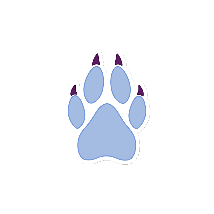 Wolf Paw Magnet product image (2)