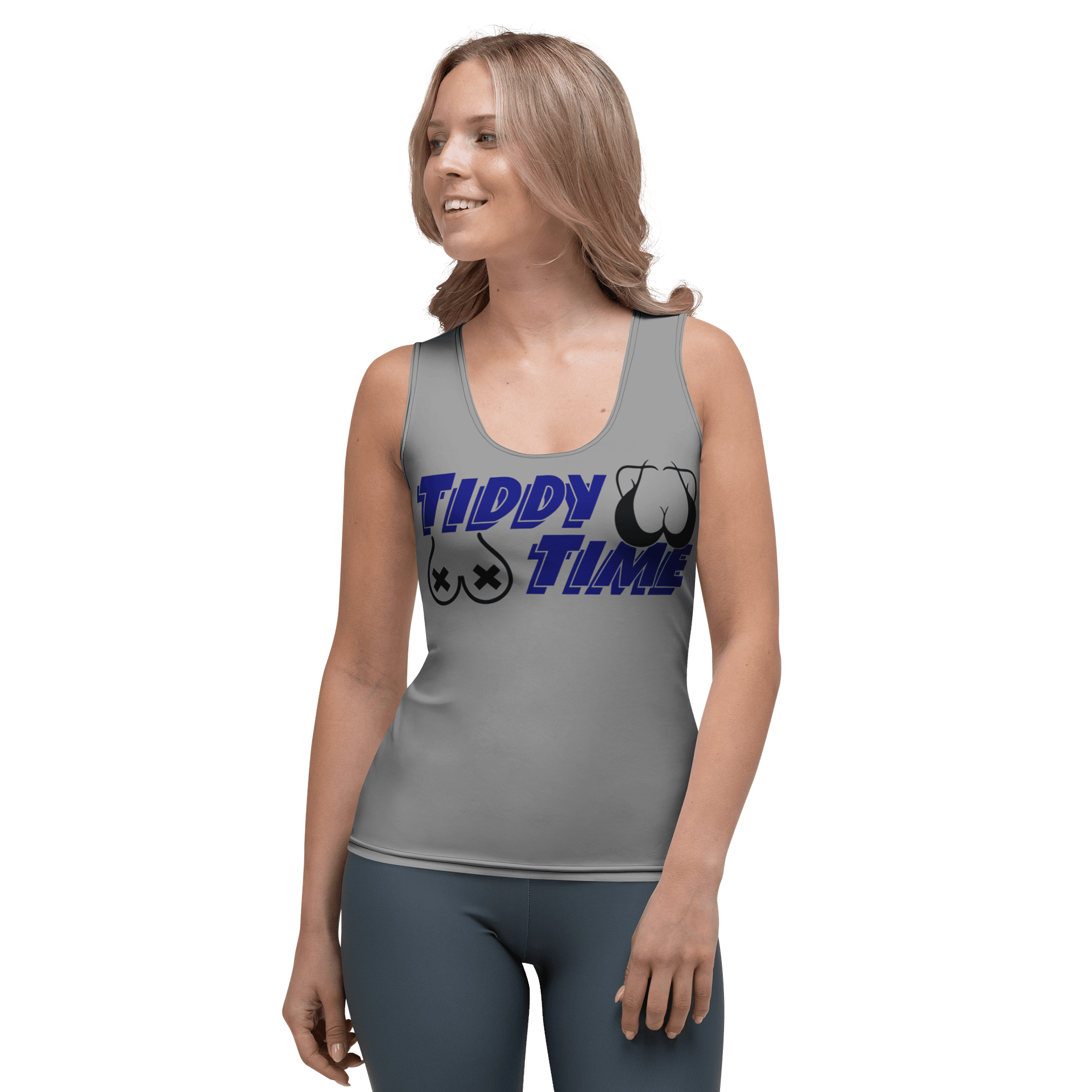 Tiddy Time Logo All-Over Print Women's Tank Top product image (1)