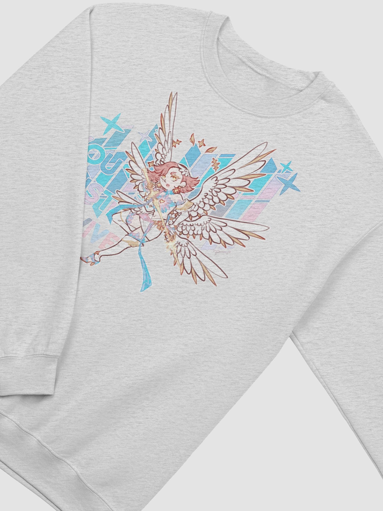"YOU MUST SURVIVE" STAINED GLASS sweatshirt w/ Prism product image (11)
