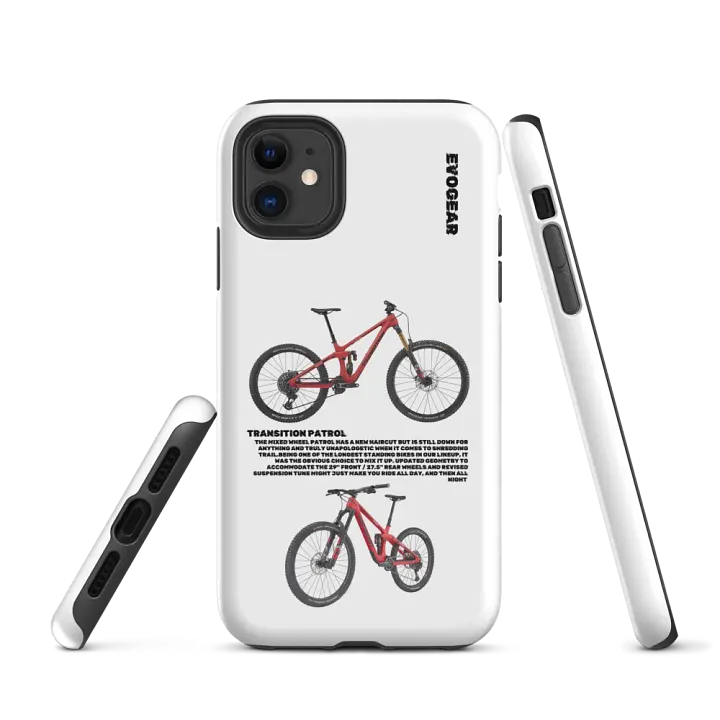 White Transition Patrol iPhone Case product image (1)