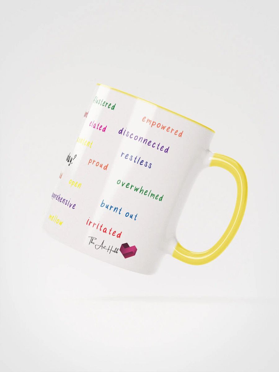Feeling Words Mug with Yellow product image (2)