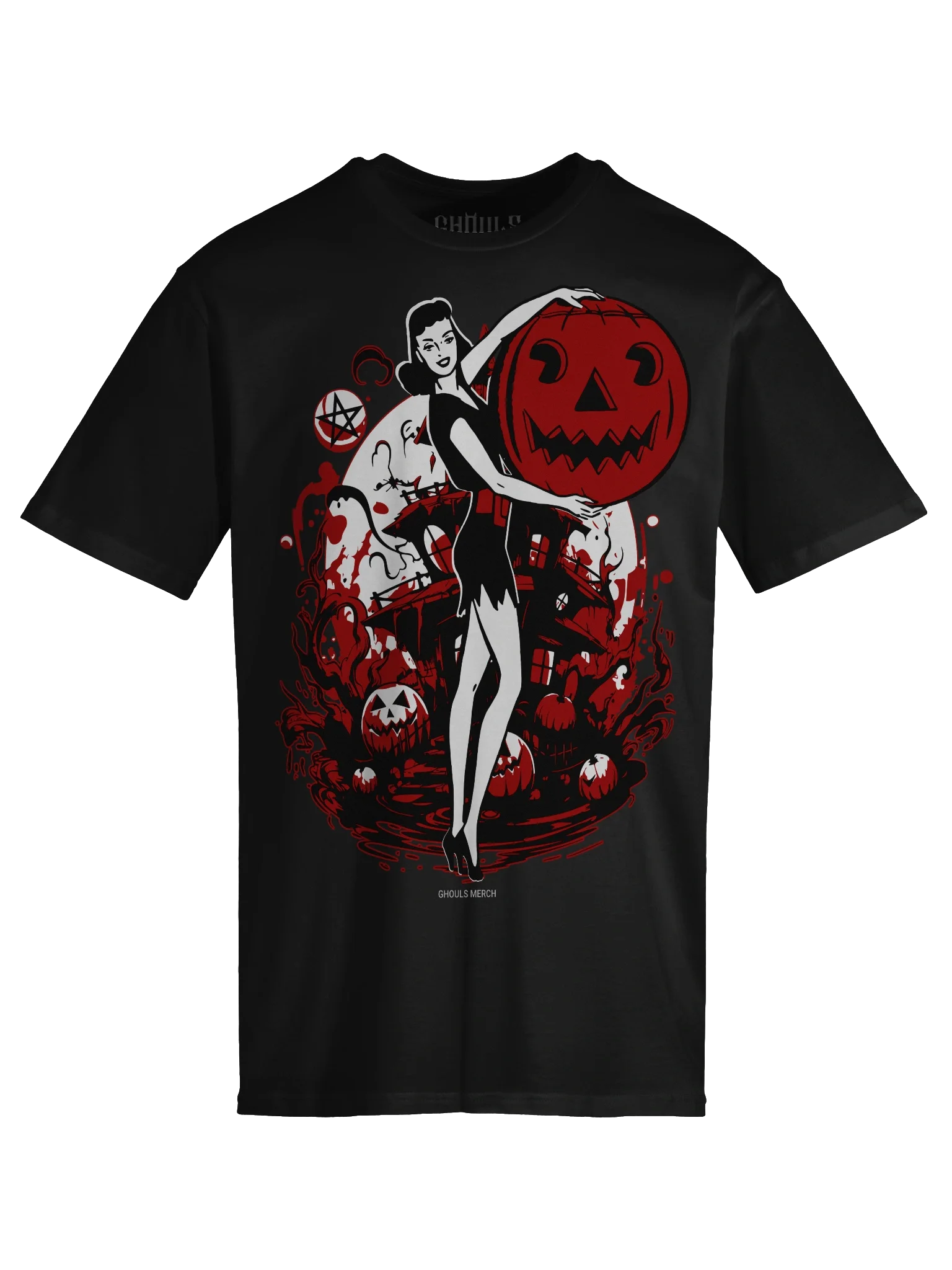 Pumpkin Temptress – Haunted Harvest Unisex T-Shirt product image (5)