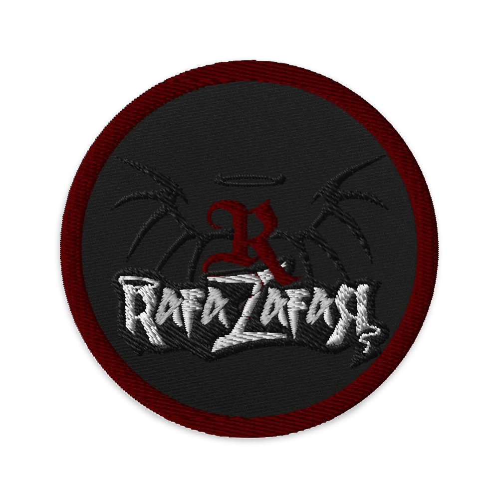 RafaZafar Logo Embroidered Patch (circle) product image (1)