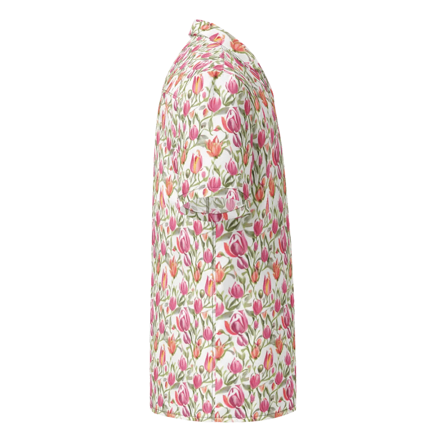 Floral Pattern Tulip Flowers Hawaiian Shirt product image (4)