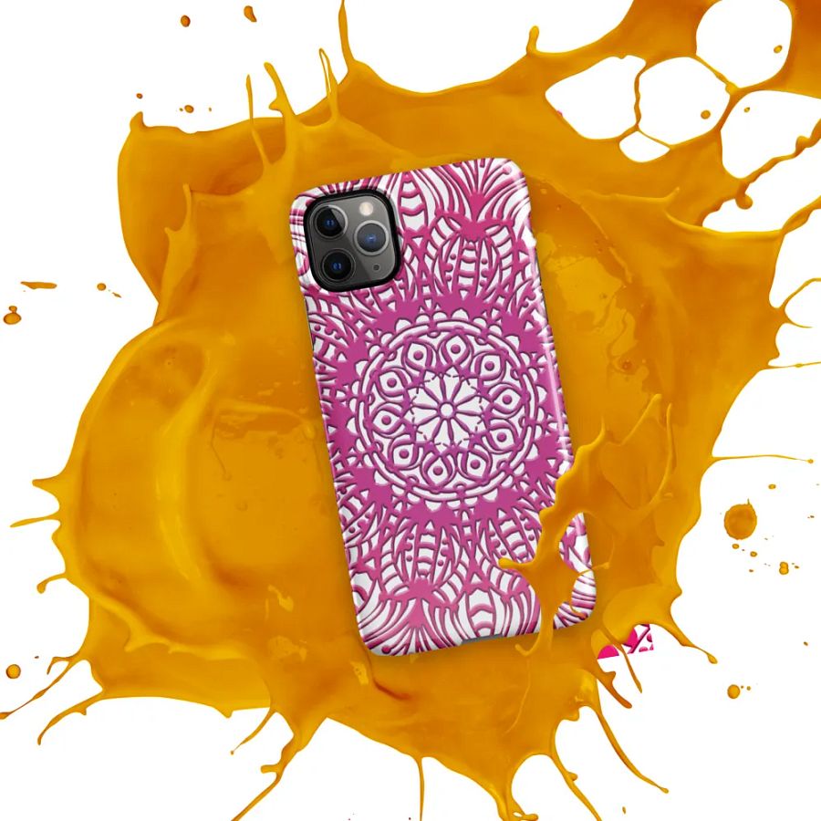 Pink romantic mandala phone case product image (11)