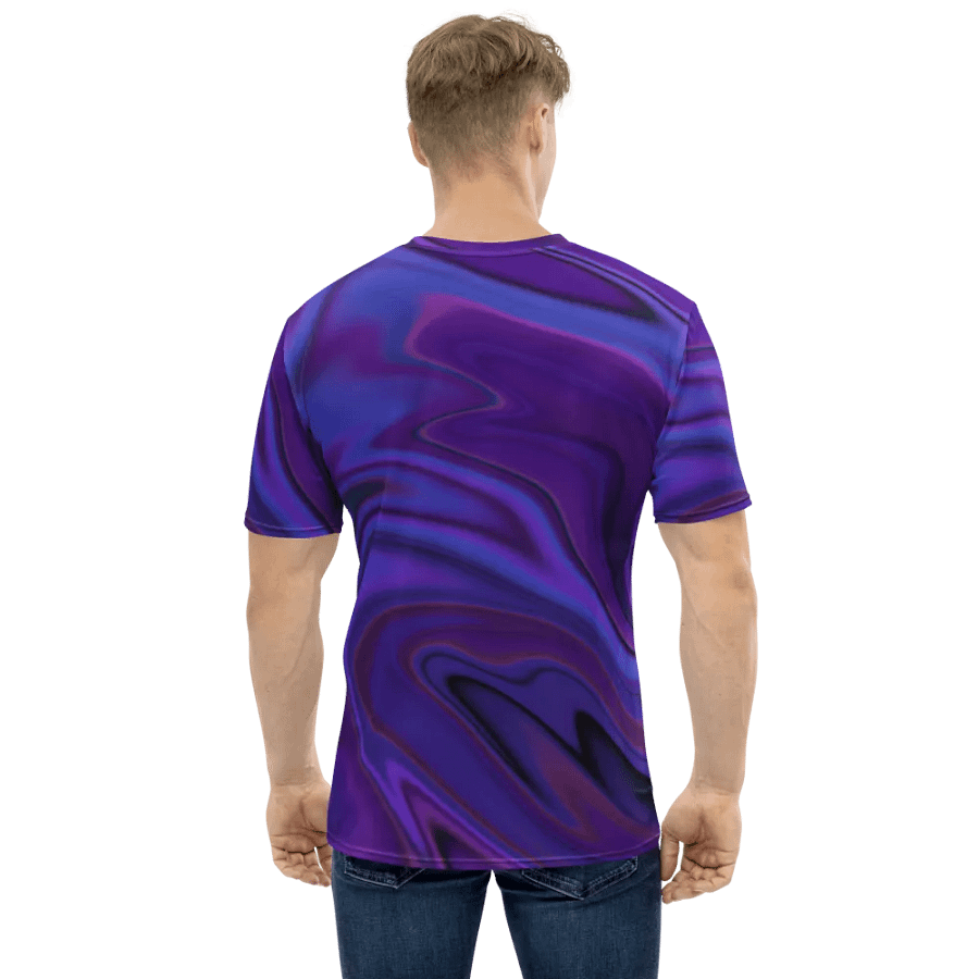Ghosts On Liquid Blue All-Over Tee product image (2)