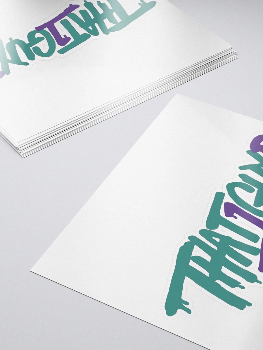 That1GuyD Text Logo Sticker product image (5)