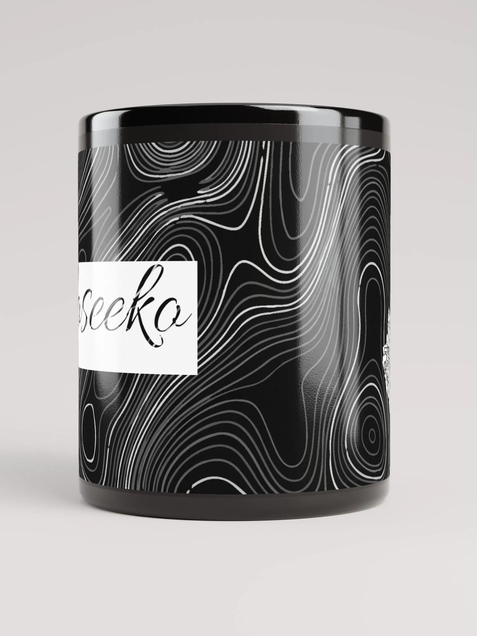 WV Topographical Black Mug product image (5)