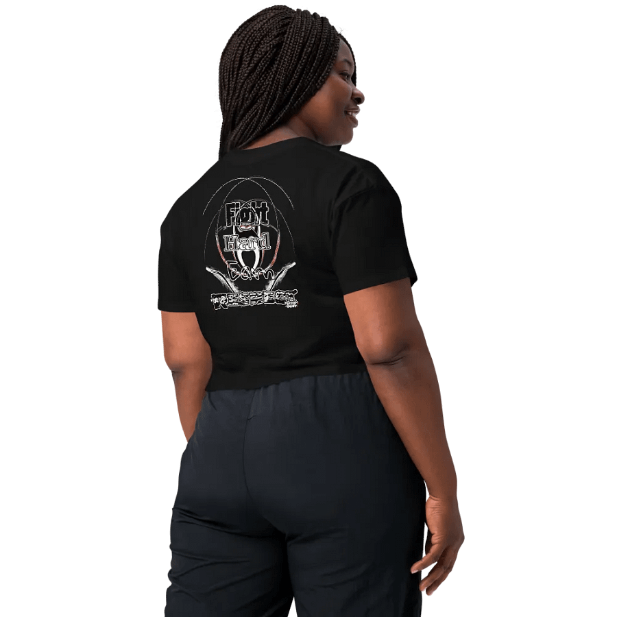 Fight Hard Earn Respect - Women's Premium Crop Top product image (6)