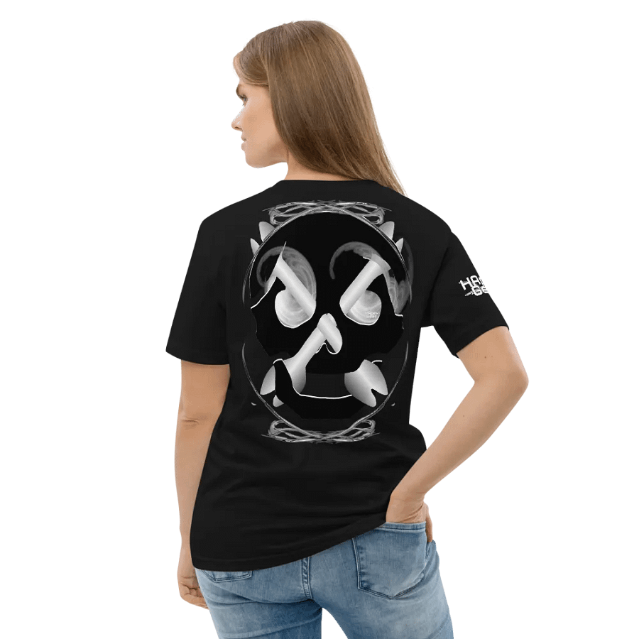 Skull and Bones Inside Design and Smoke in eye's - Organic Cotton T-Shirt product image (7)